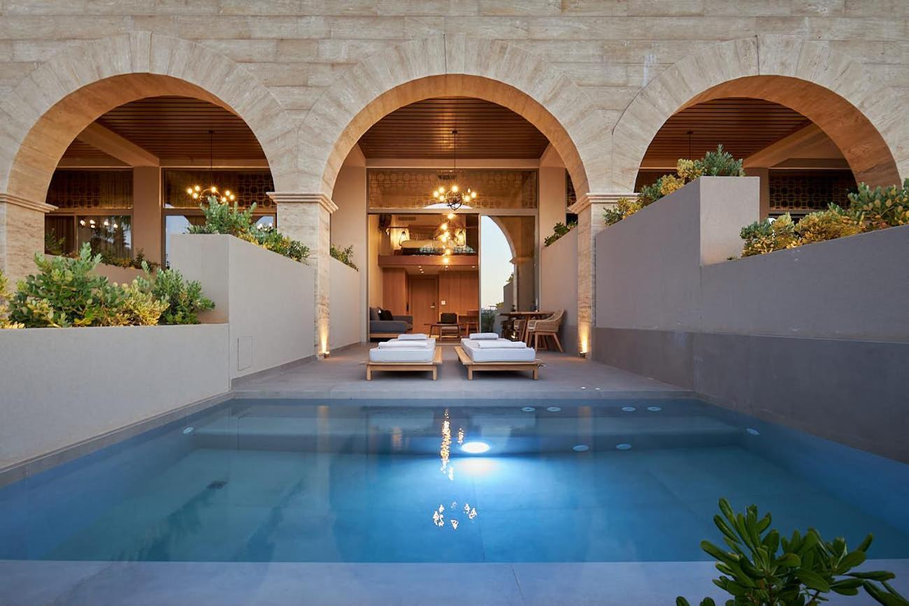 Castello Infinity Suites - Adults Only Agia Pelagia Dış mekan fotoğraf